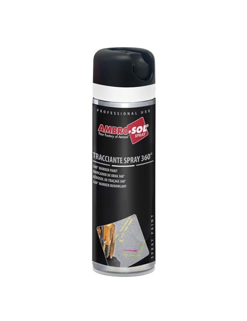 12 flacons de peinture aérosol 500 ml - 360°