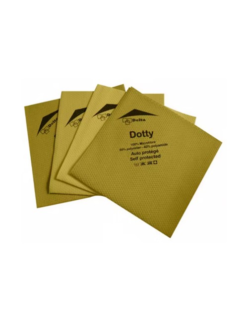 5 lavettes DOTTY microfibre non tissée 40 x 40 cm