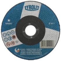 25 disques à tronçonner 2in1 BASIC 41C A60Q-BFB pour acier et acier inoxydable