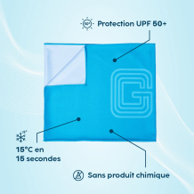 Serviette rafraîchissante