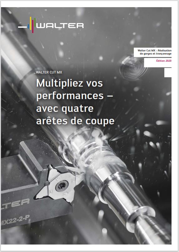 Catalogue outil Walter Performance 4 arrêtes coupes