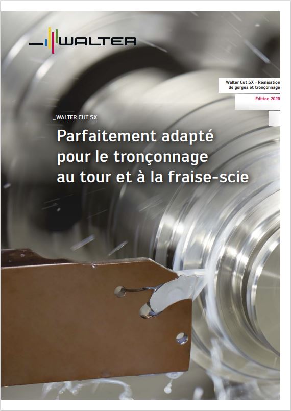 Catalogue outils Walter tronçonnage